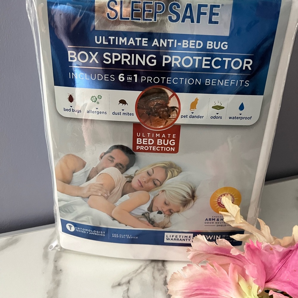 Sleep Safe Ultimate Anti-Bed Bug Box Spring 6 In Uno Protection 39x75